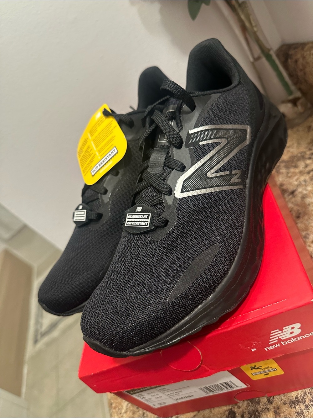 New Balance Black Fresh Foam Arishi v4 Work Sneaker